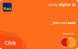 Itaú Click Mastercard Platinum: Dispensa de Tarifa Anual